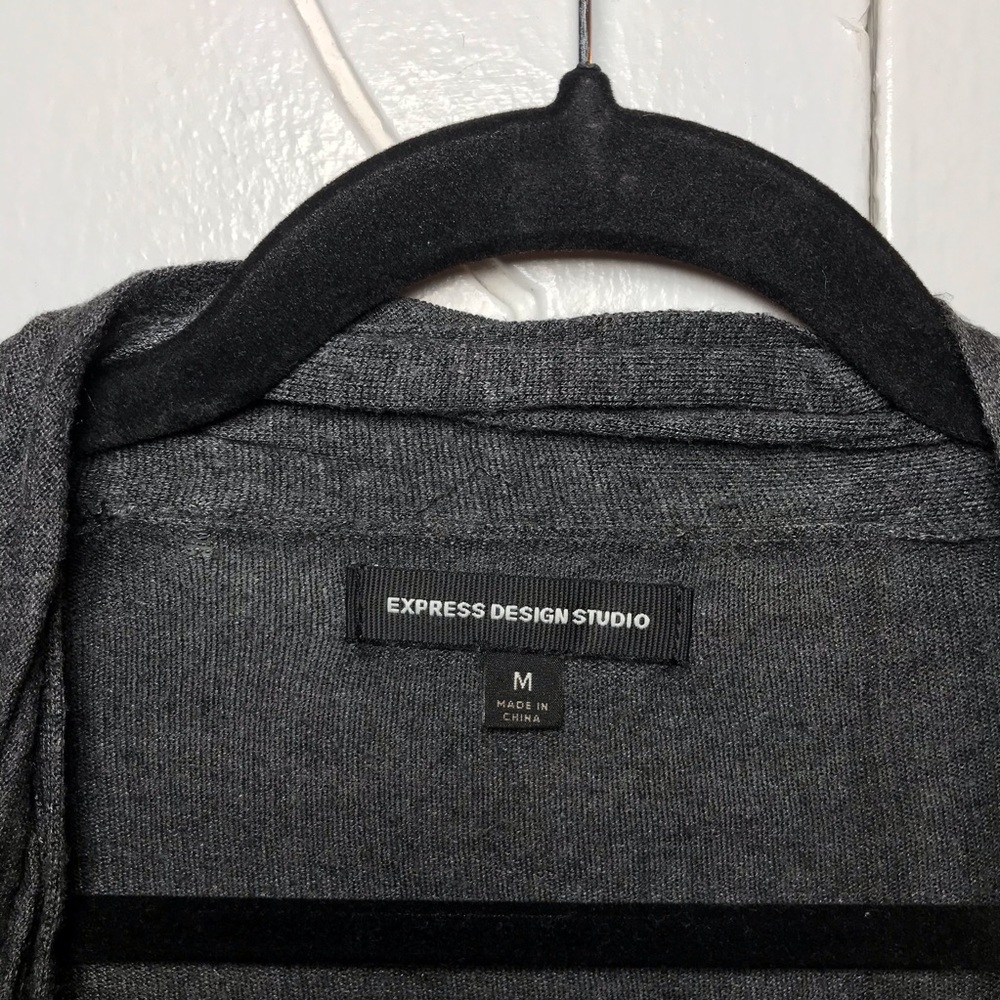 Gray Express Cardigan - image 3